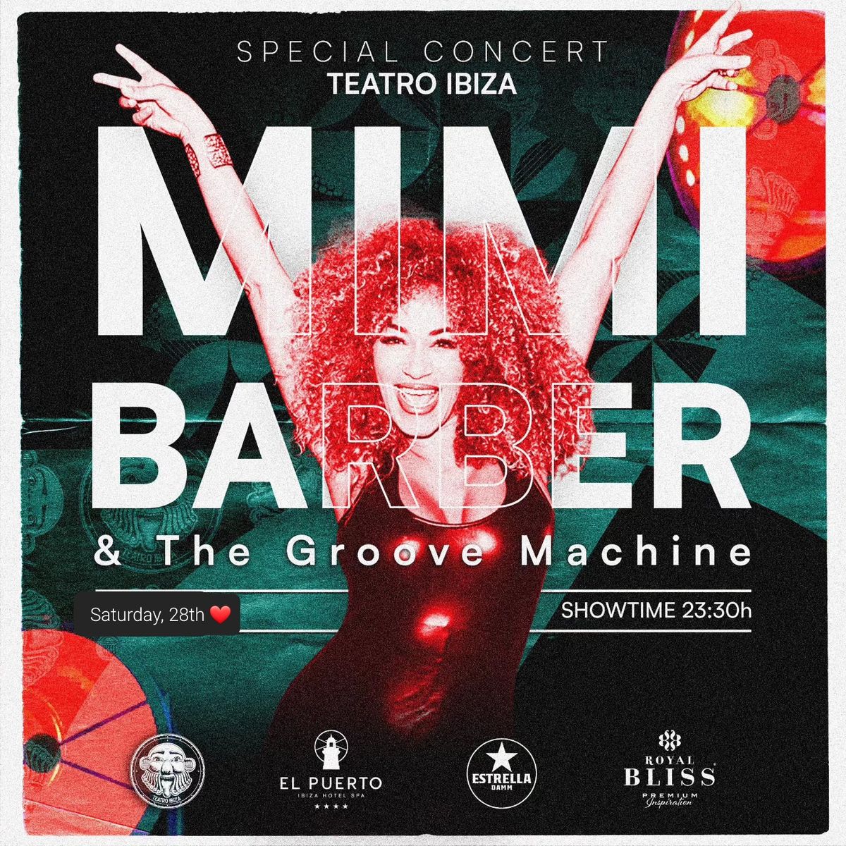 \u00a1 Last Night with Mimi Barber, LiVE @ Teatro Ibiza !