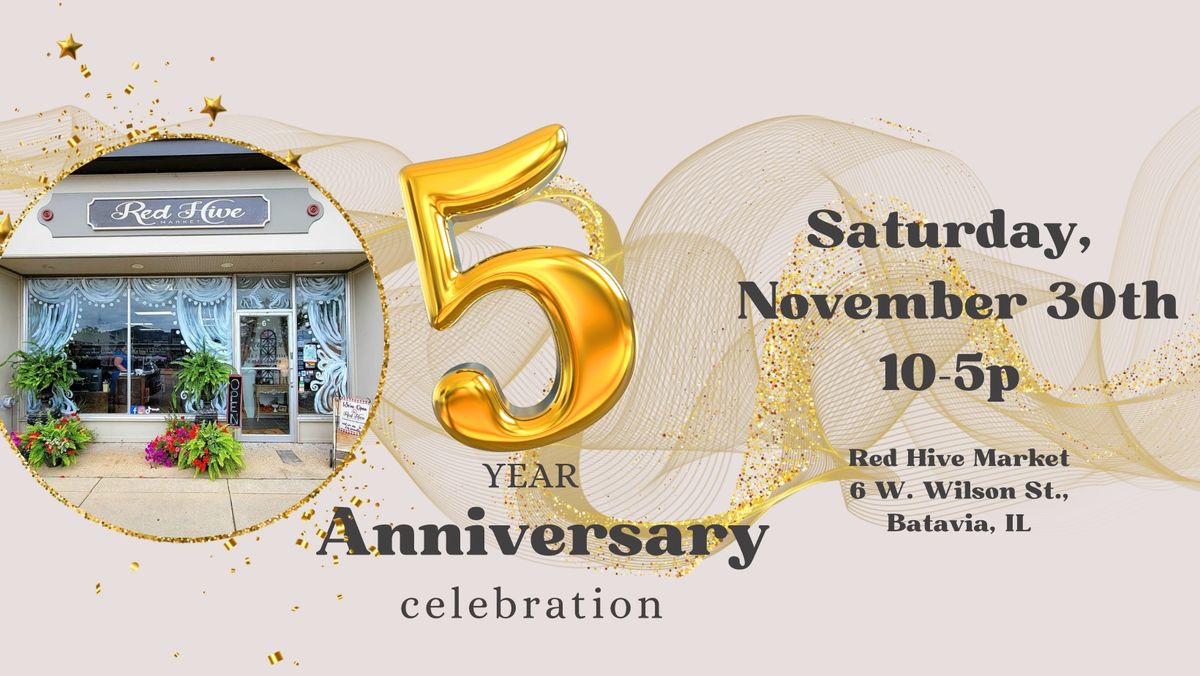 Red Hive Market Anniversary Celebration 