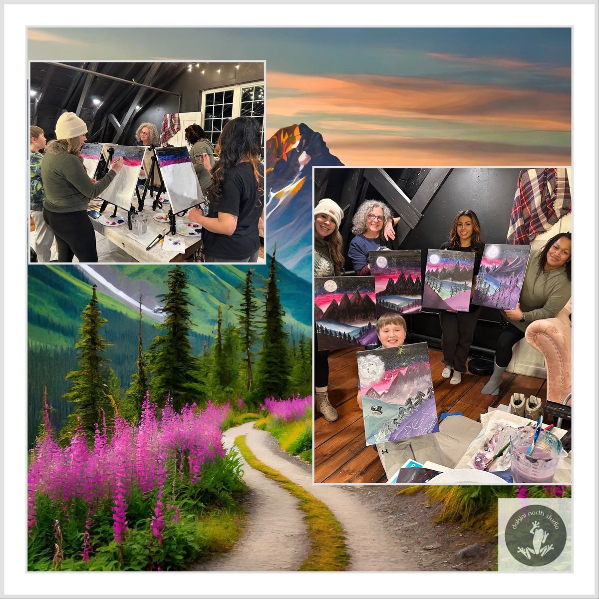 Fireweed Trail Paint Night at Rustique Designs