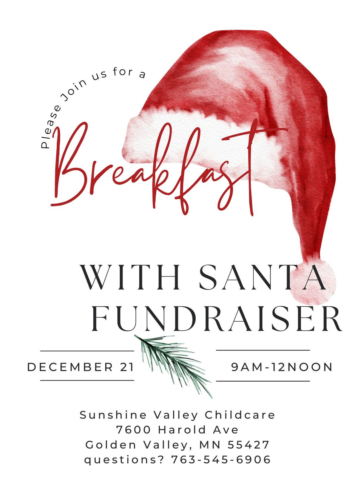 Santa's Breakfast Fundraiser