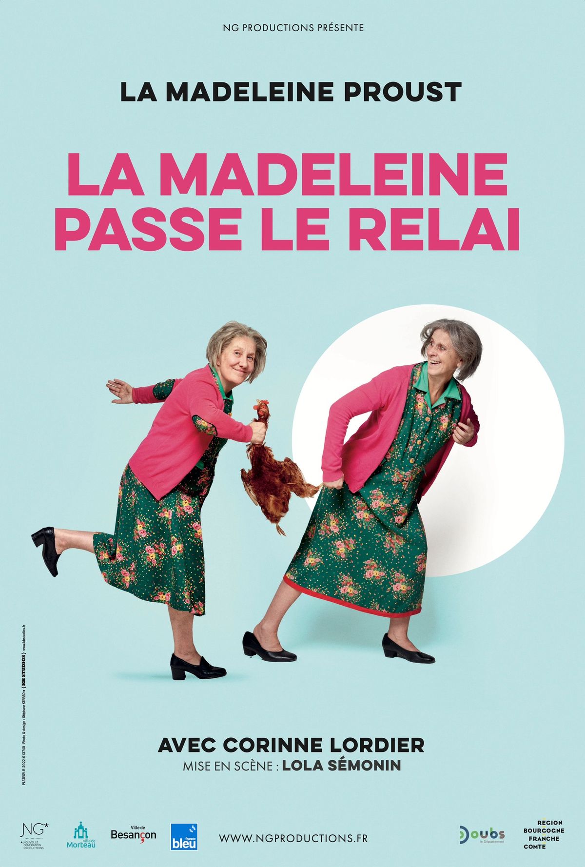 La Madeleine Proust \u2022 Th\u00e9\u00e2tre Ledoux \u2013 Besan\u00e7on \u2022 5 avril \u00e0 16h + 20h30