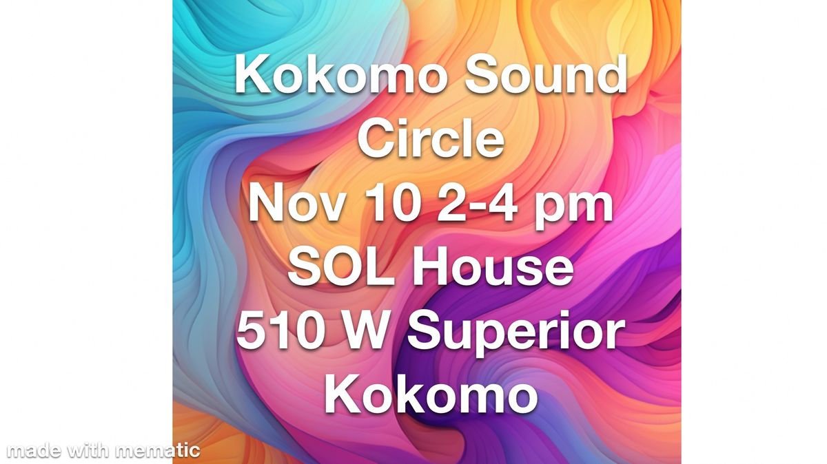 Kokomo Sound Circle drum circle