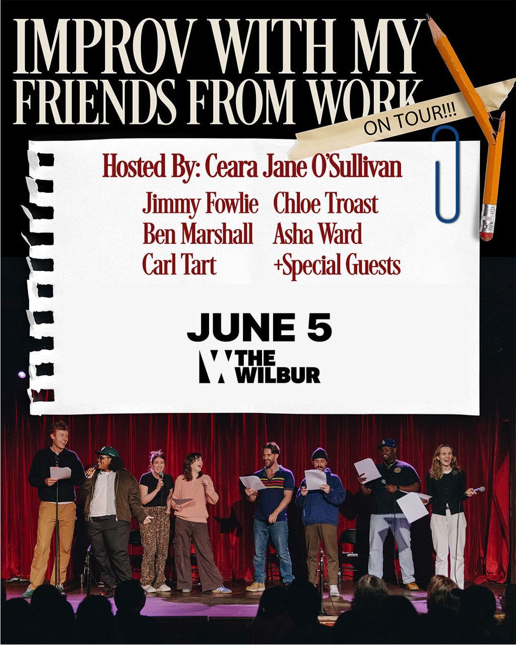 Improv With My Friends From Work - with Cast and Writers from SNL at The Wilbur