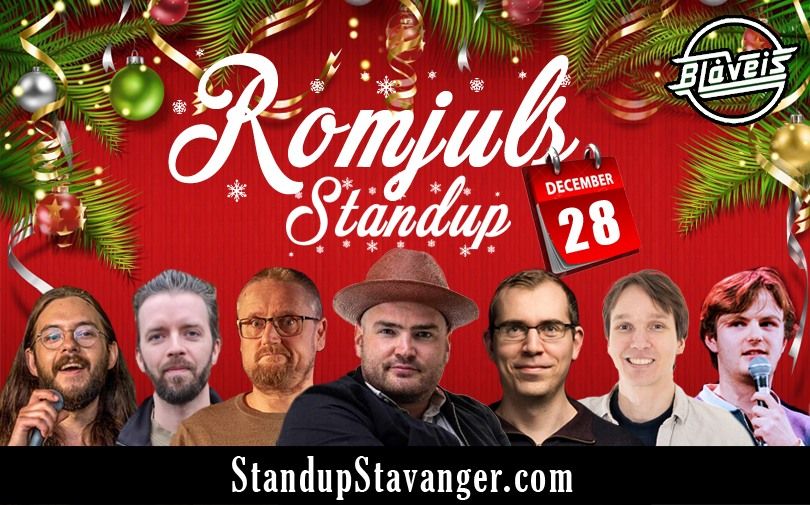 Romjulsstandup p\u00e5 Bl\u00e5veis - 28. desember