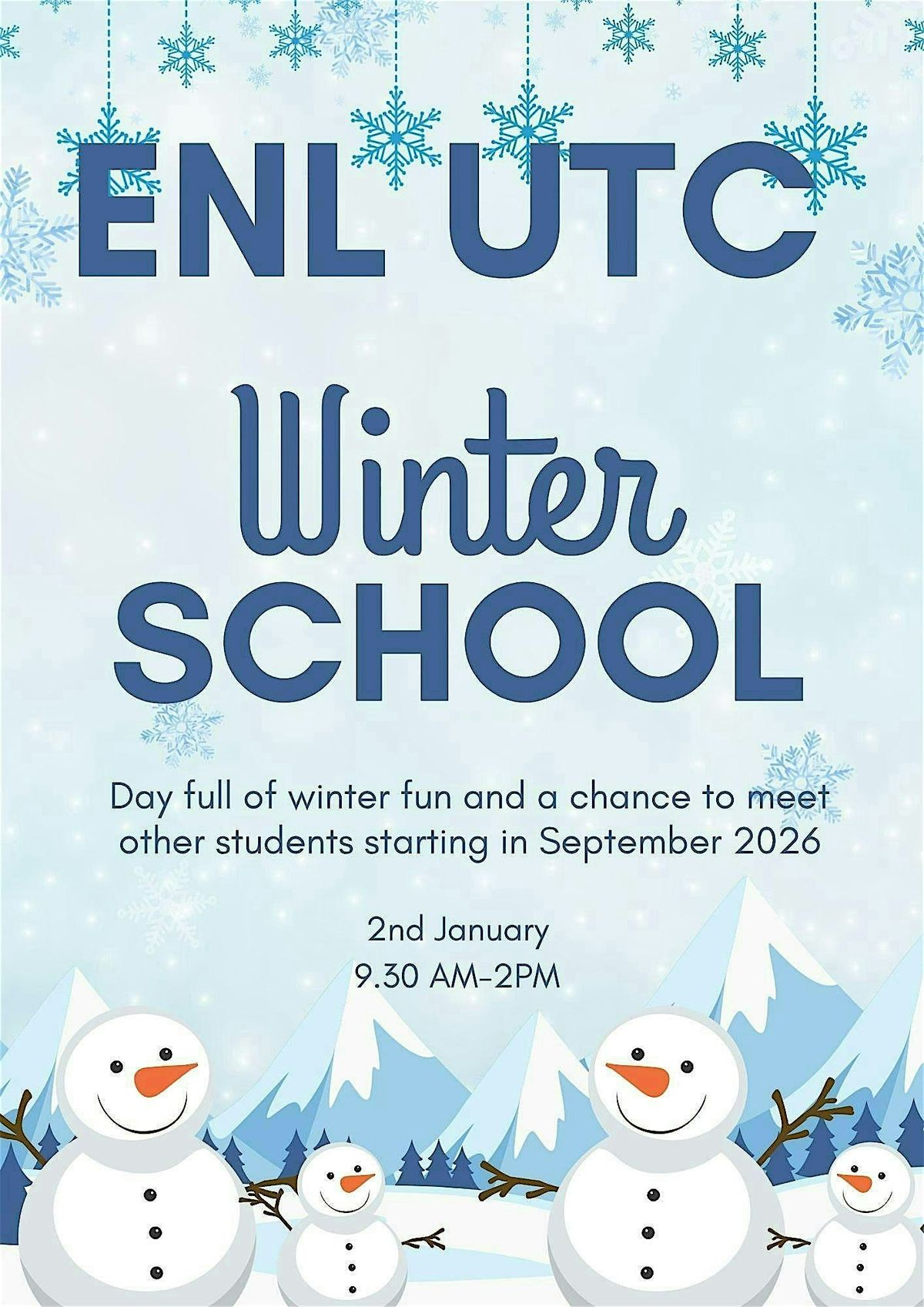 ENL UTC Winter School