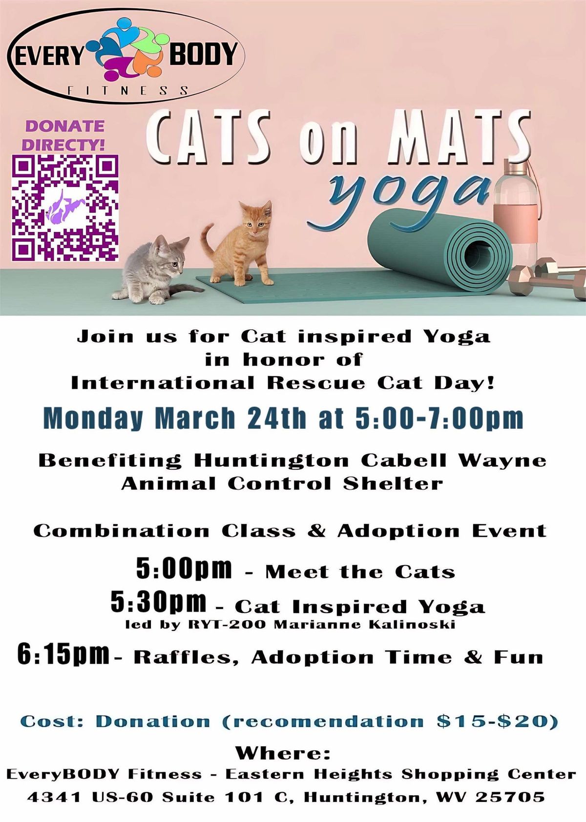 Cats on Mats Yoga