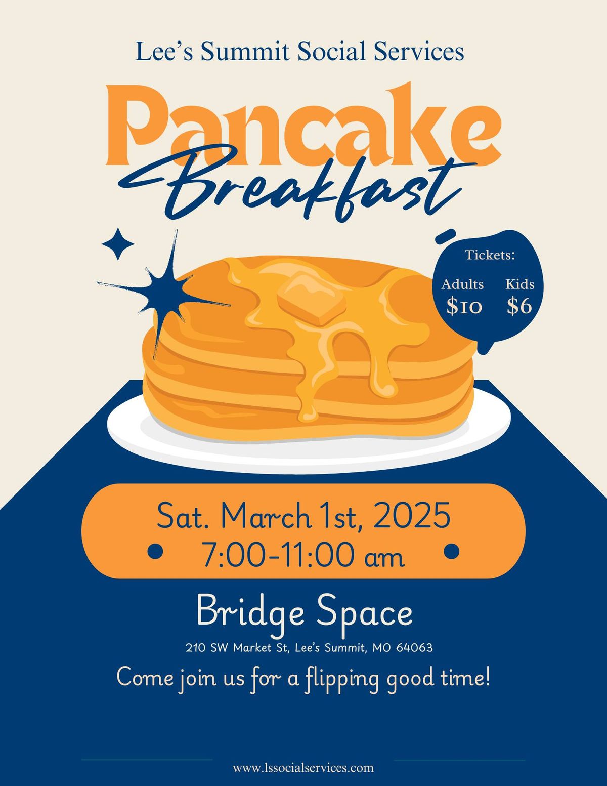 Lee's Summit Social Services' Annual Pancake Breakfast!