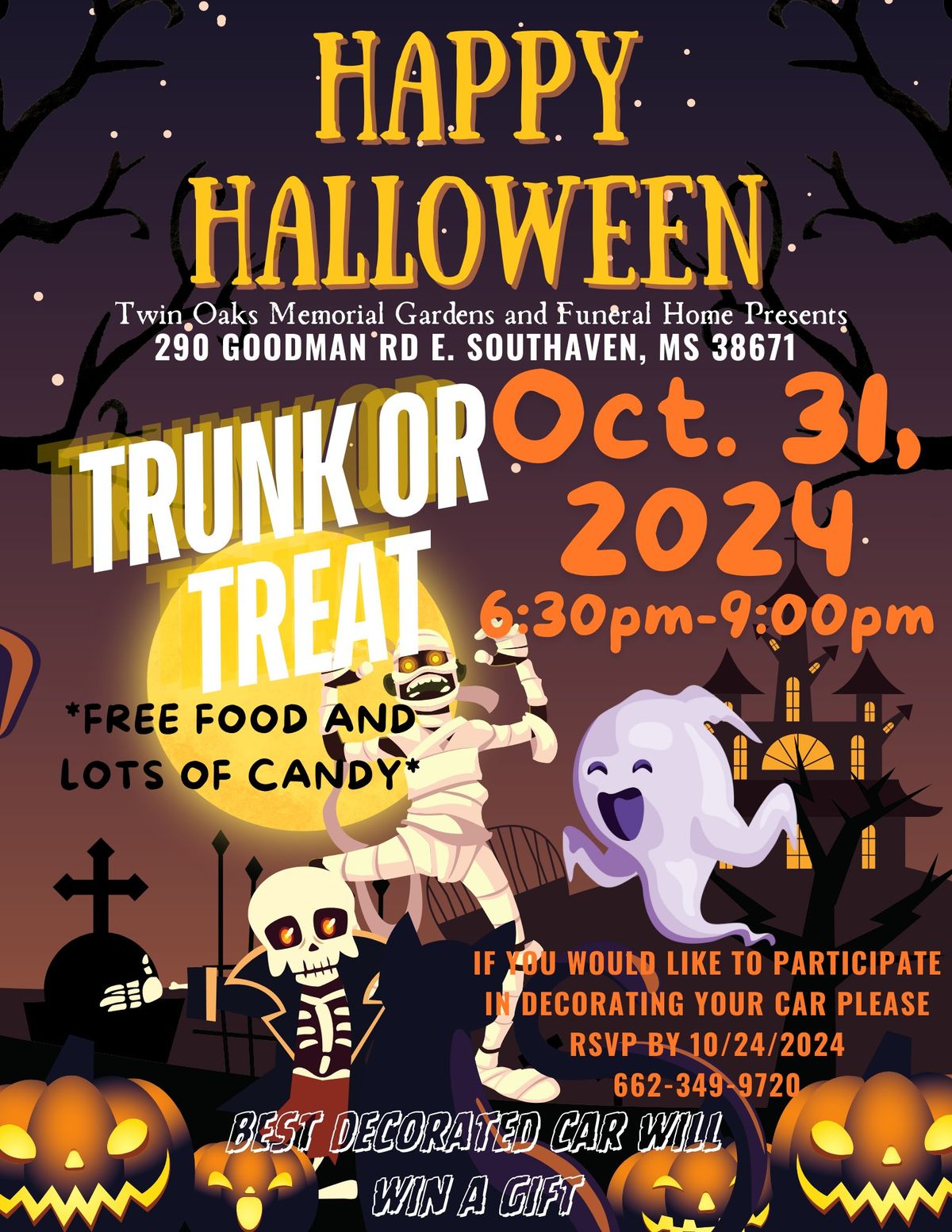 Trunk or Treat at Twin Oaks