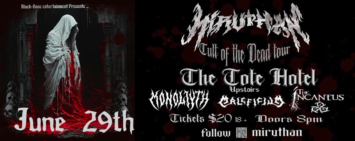 Miruthan - Cult of The Dead Tour 2024 - Melbourne