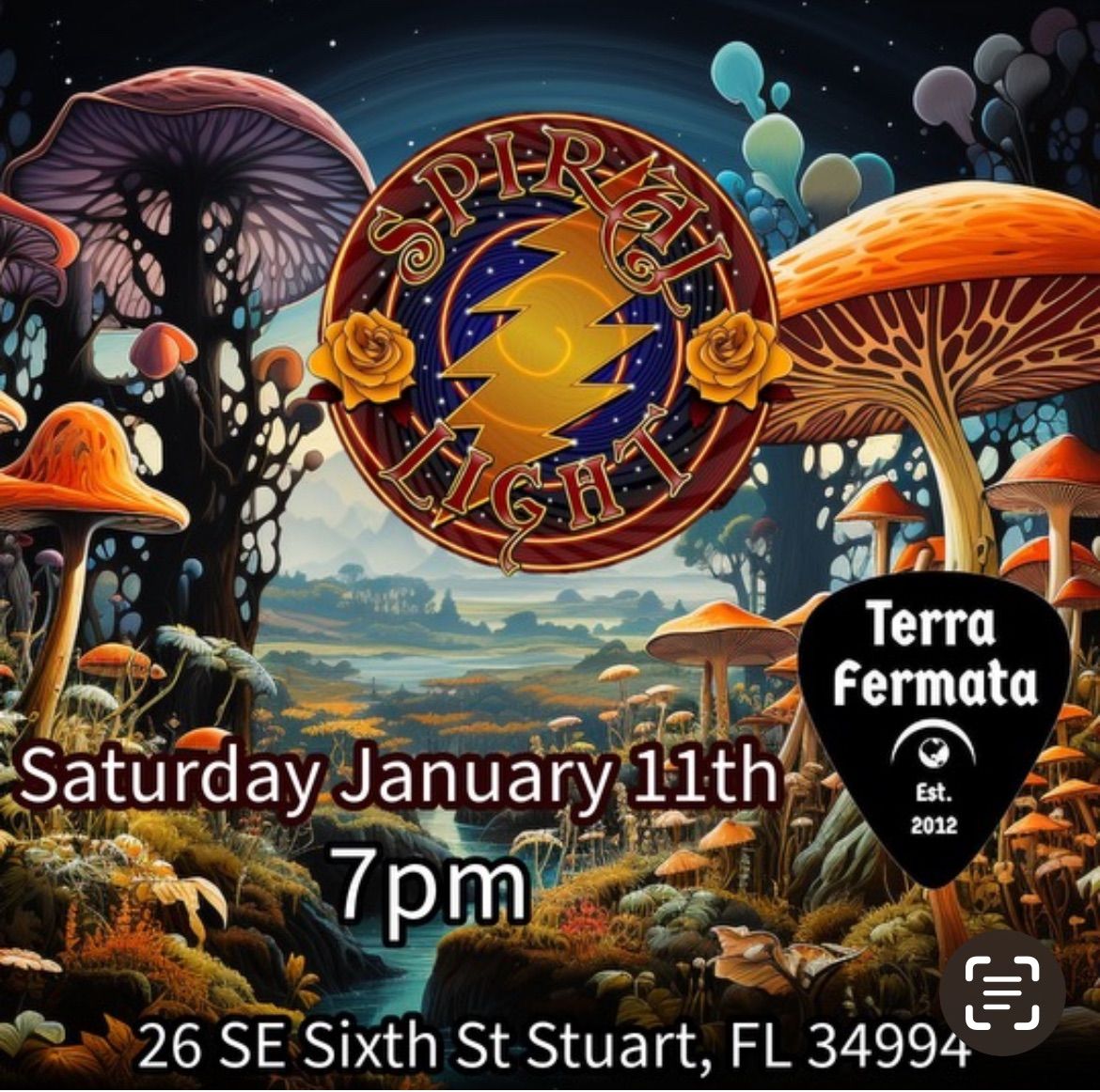 Grateful Dead Night with Spiral Light \ud83d\udca1 