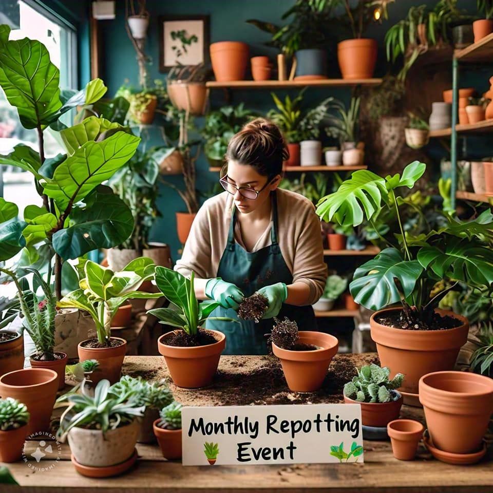 Repotting Event