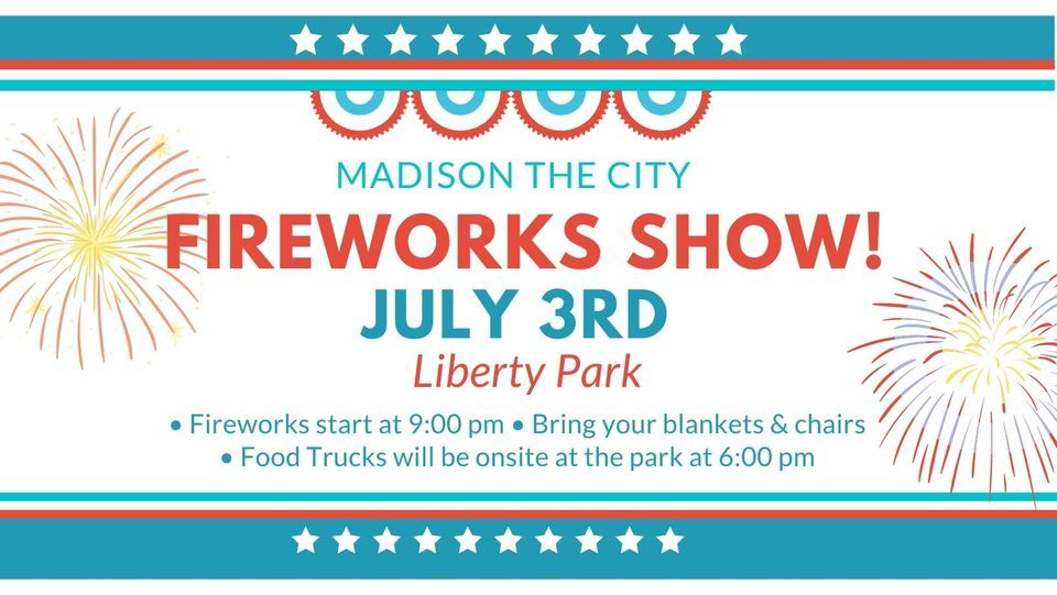 Fireworks Show!, Liberty Park Madison MS, 3 July 2022