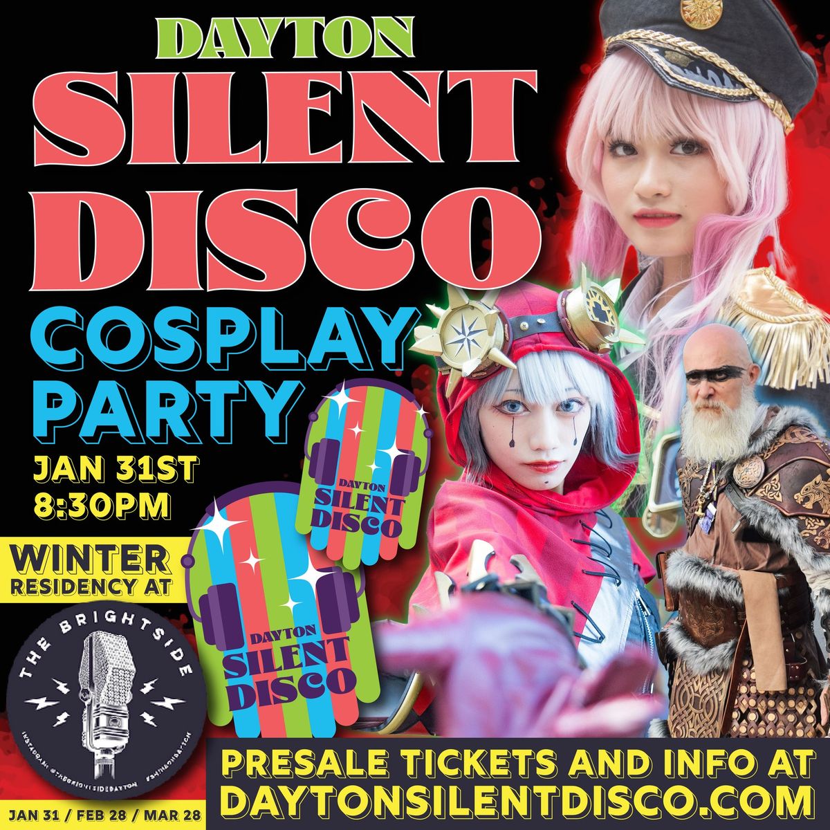 Dayton Silent Disco Cosplay Party - Jan 31st