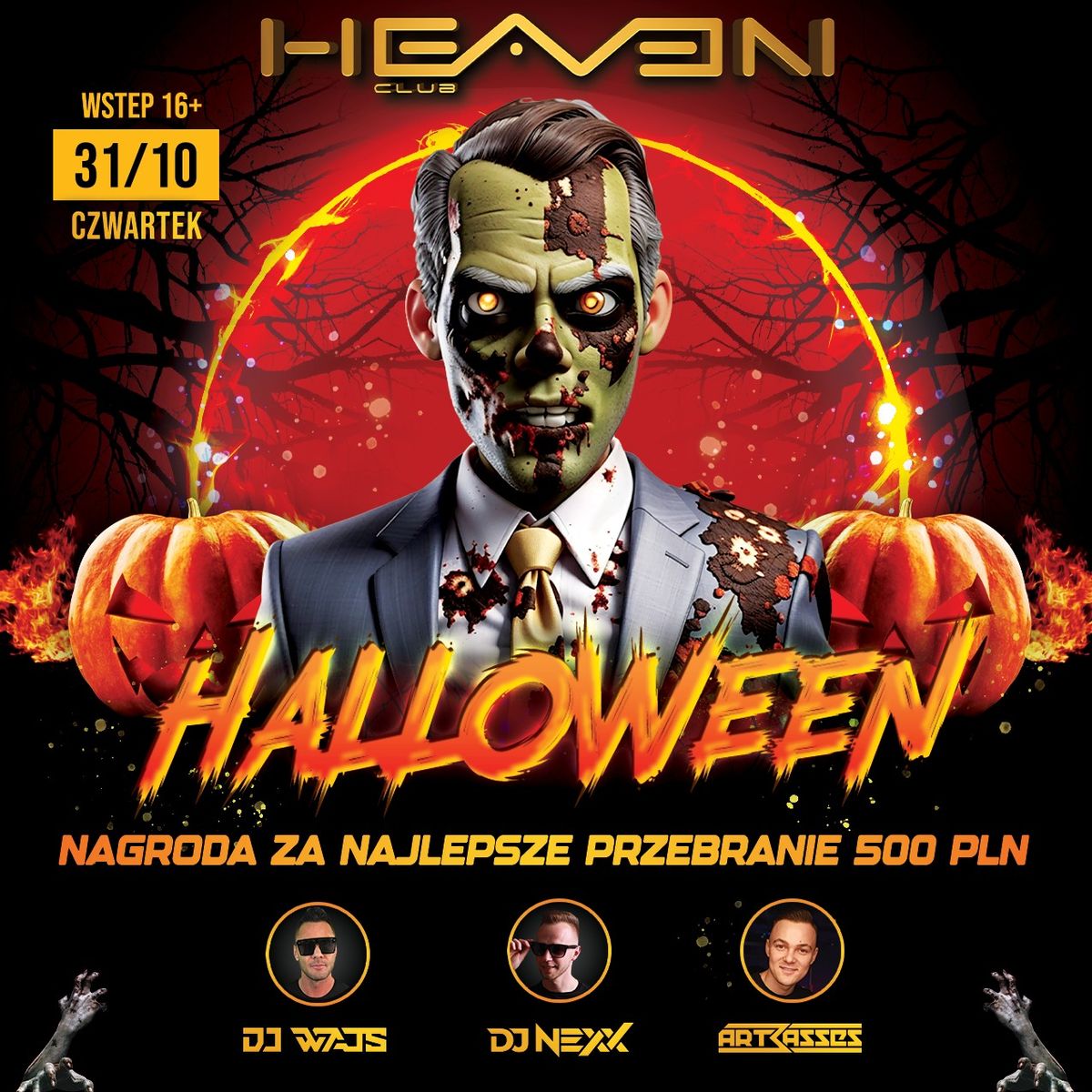 HALLOWEEN PARTY \u2605 Heaven Leszno \u2605 16+