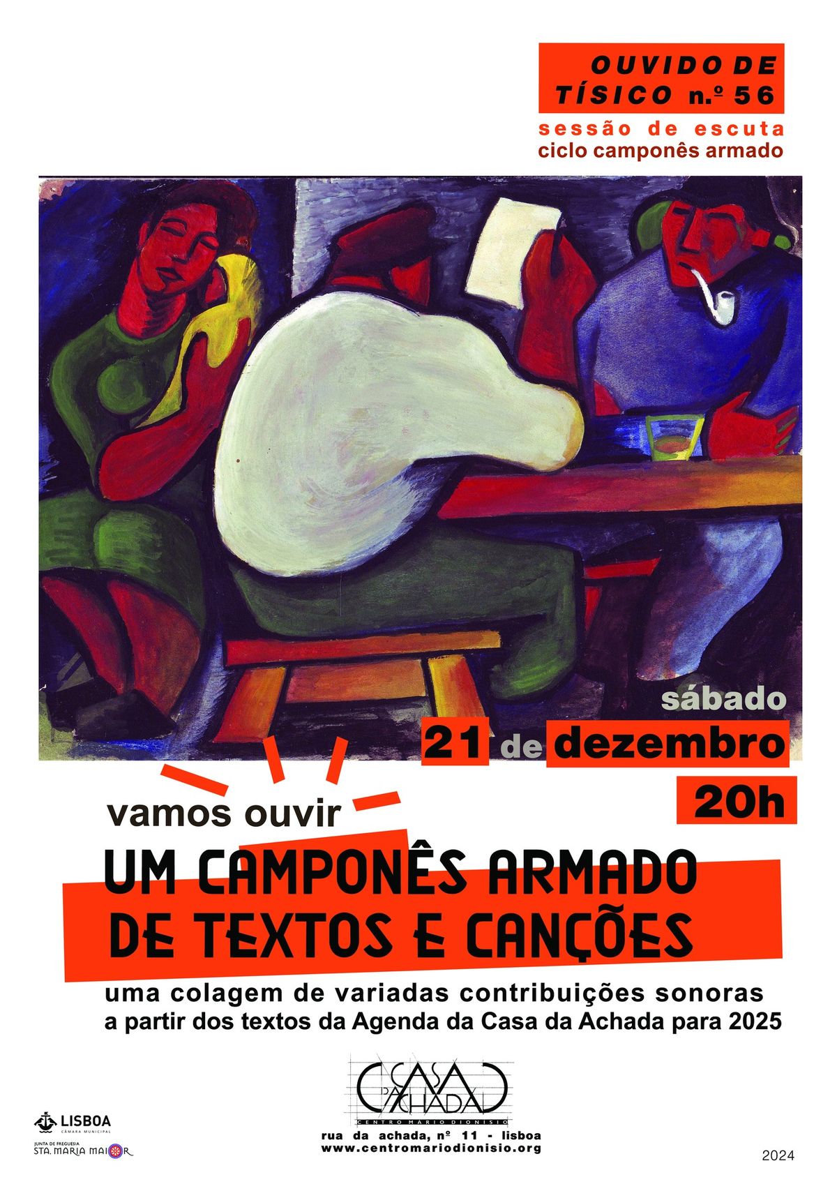 Um campon\u00eas armado de textos e can\u00e7\u00f5es >> \u00abOuvido de t\u00edsico\u00bb n.\u00ba 56