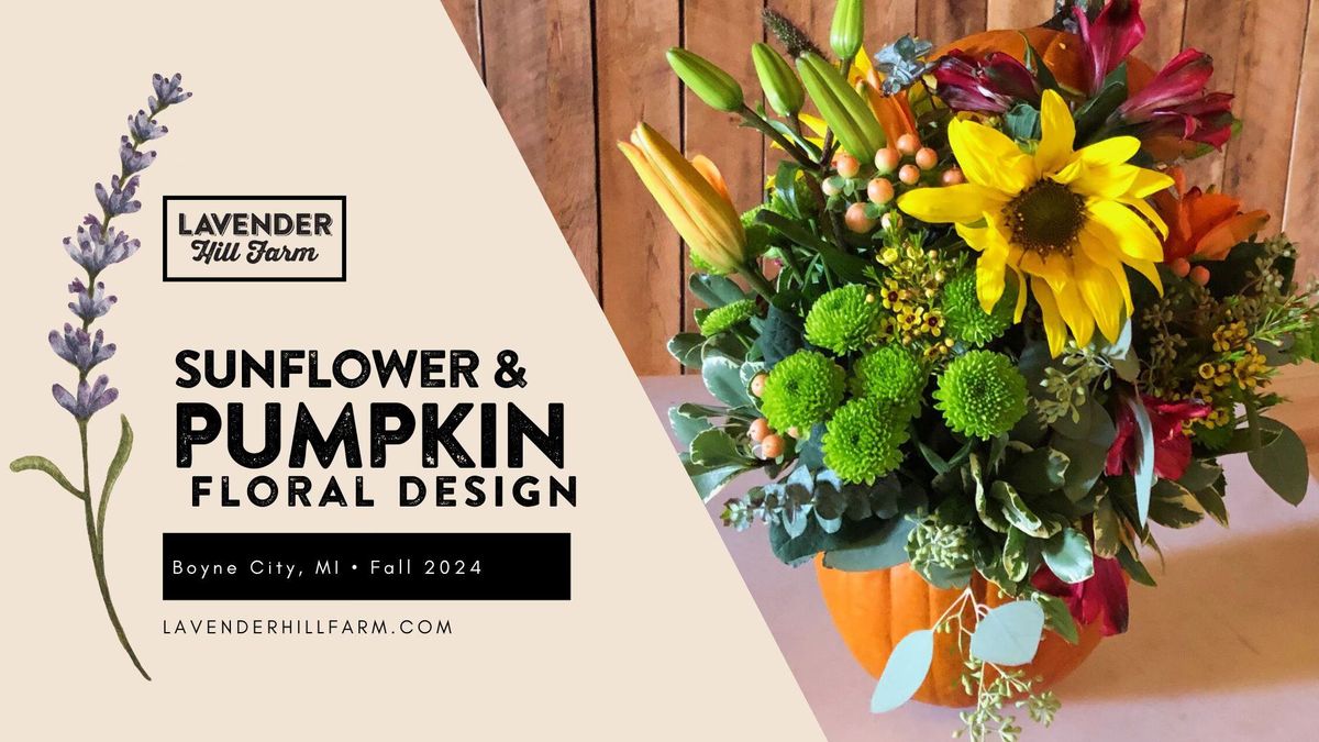 Sunflowers and Pumpkins Floral Design