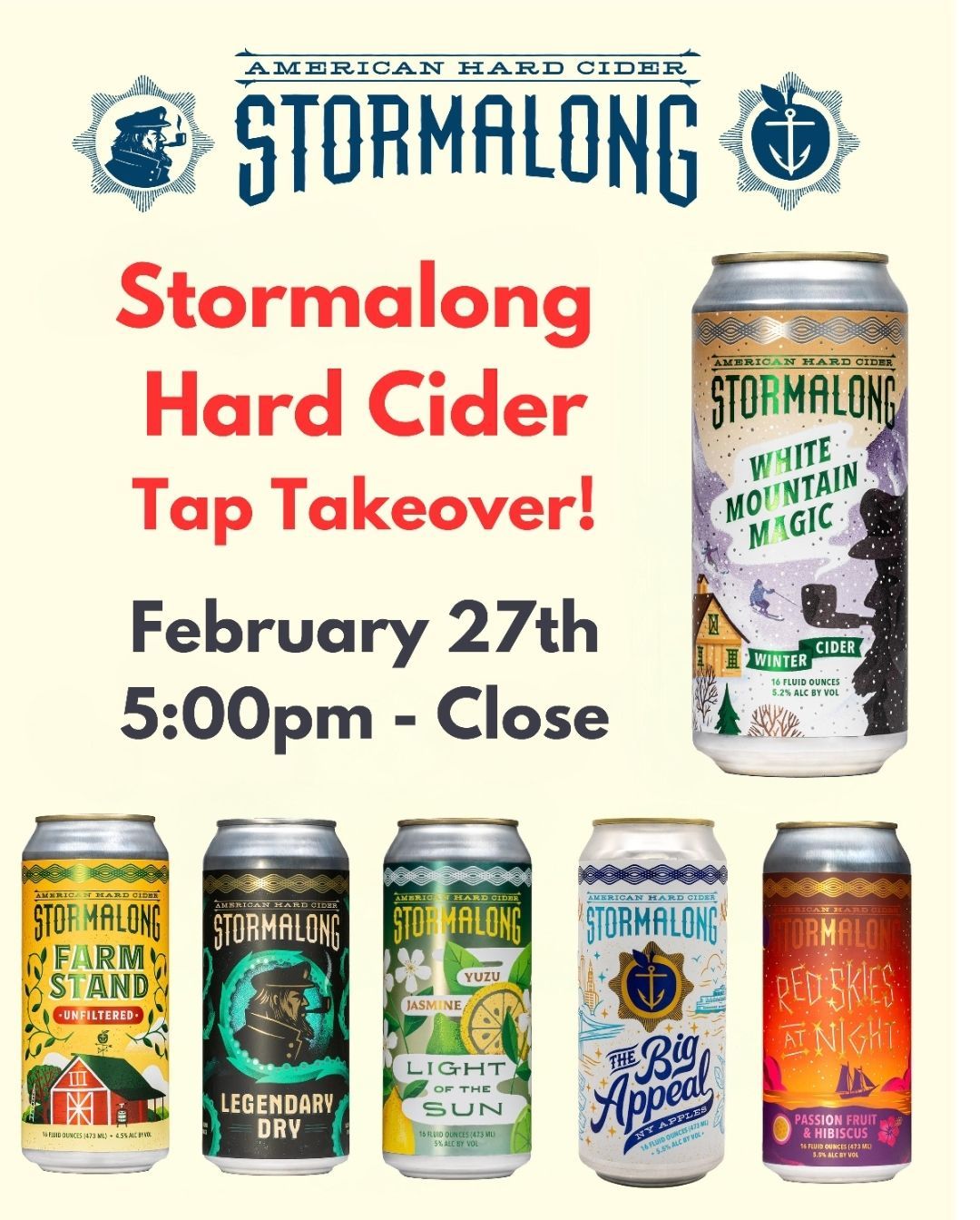 Stormalong Tap Takeover