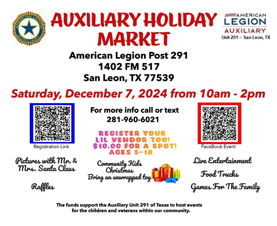 Holiday Legion American Auxiliary Christmas Market