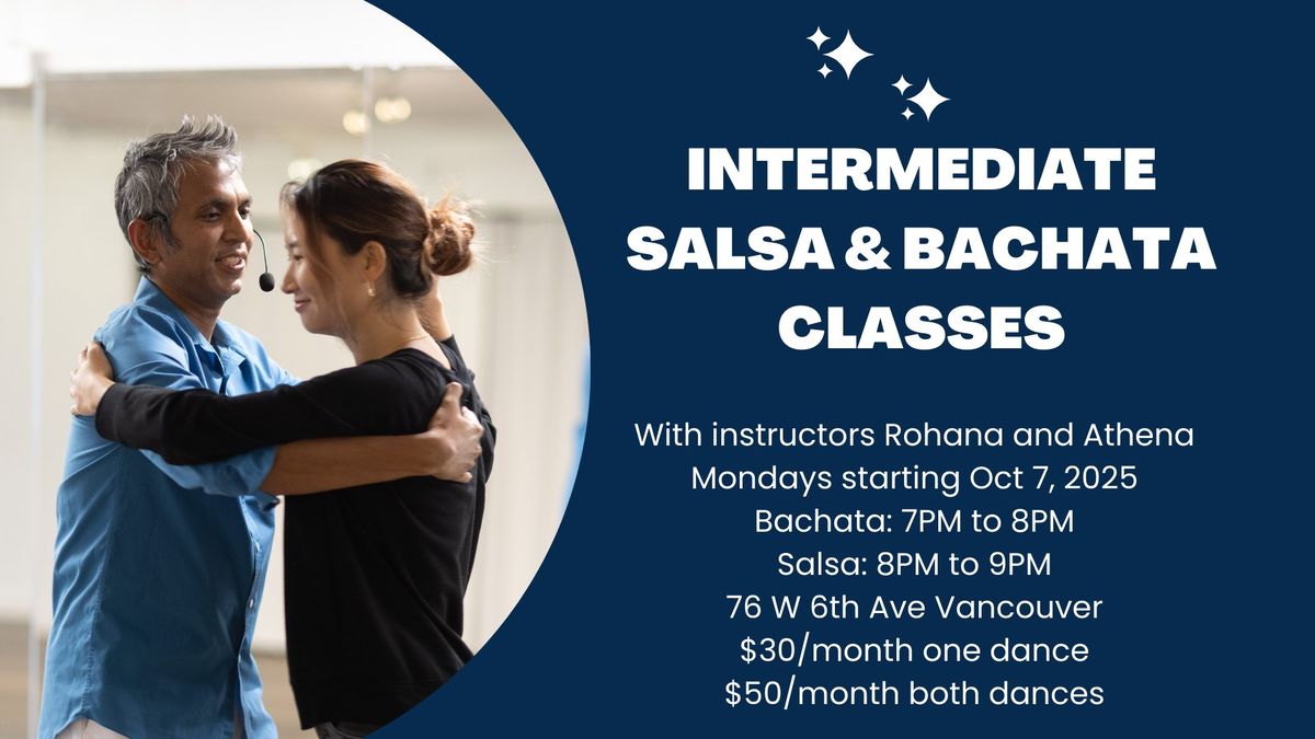 Intermediate Salsa and Bachata Classes