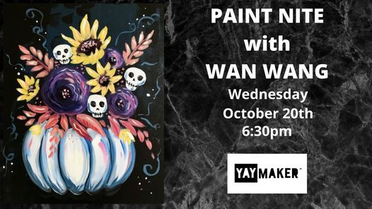 Paint Halloween Boo Quet Wan Wang Restaurant Worcester October 21