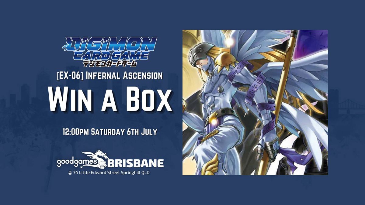  Digimon [EX-06] Infernal Ascension WIN A BOX!