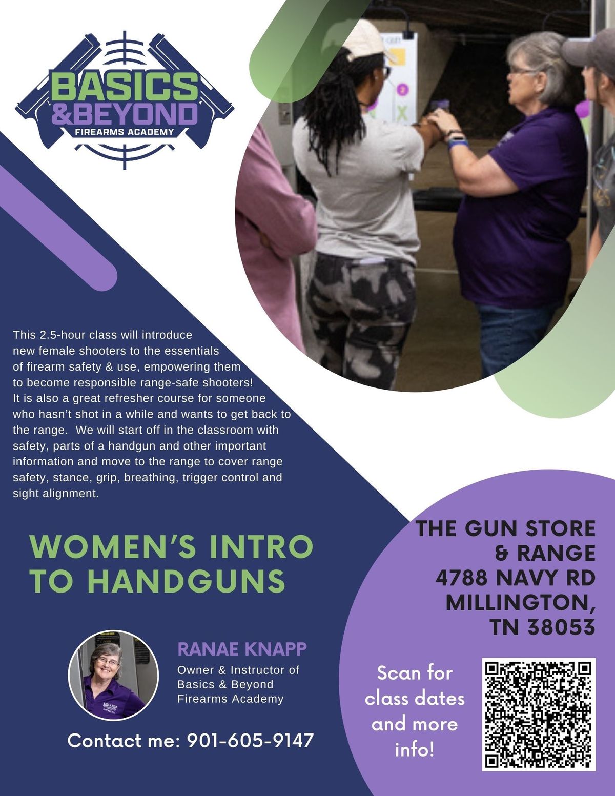 Women\u2019s Only Intro to Handguns