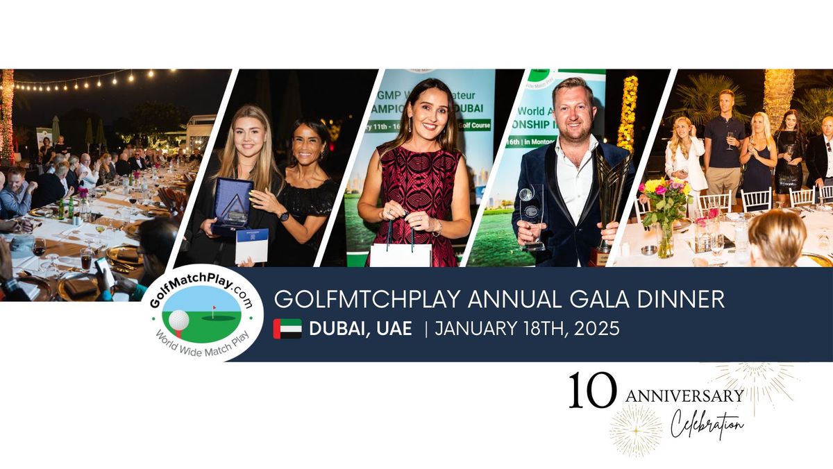 GolfMatchPlay Annual Gala Dinner in Dubai, UAE