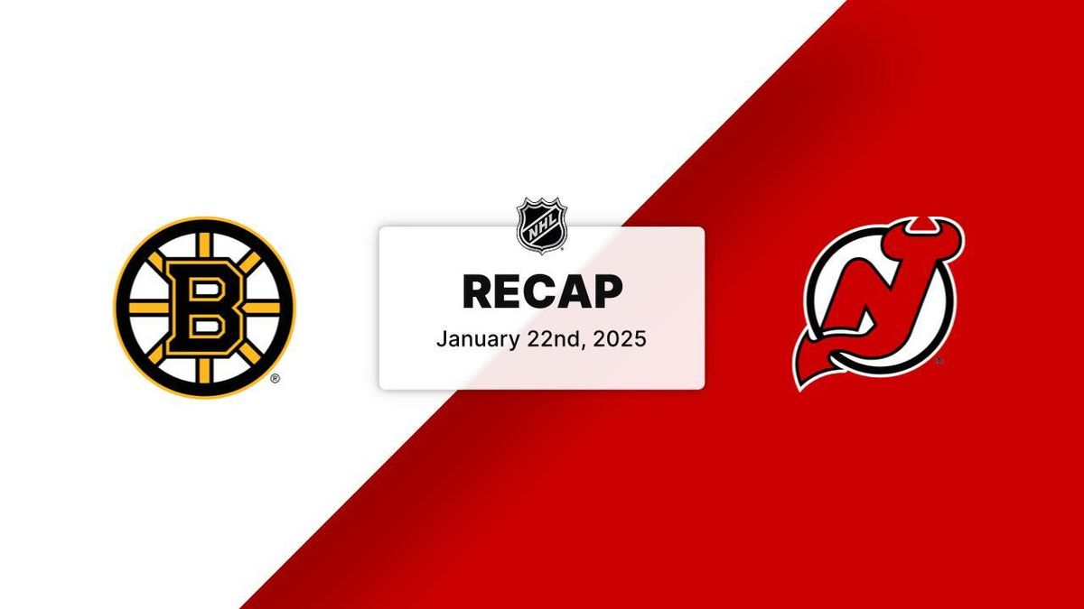 Boston Bruins vs. New Jersey Devils