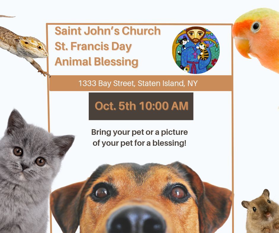 St. Francis Day Pet Blessing