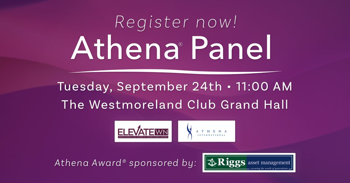 Athena\u2122 Panel Luncheon