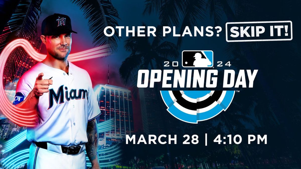 Pittsburgh Pirates at Miami Marlins - Opening Day Tickets