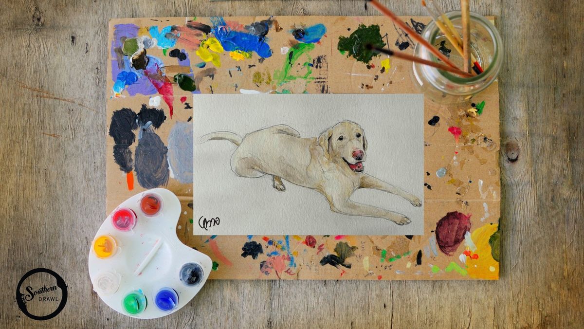 Paint n' Sip Series - Watercolor Pet Portraits 