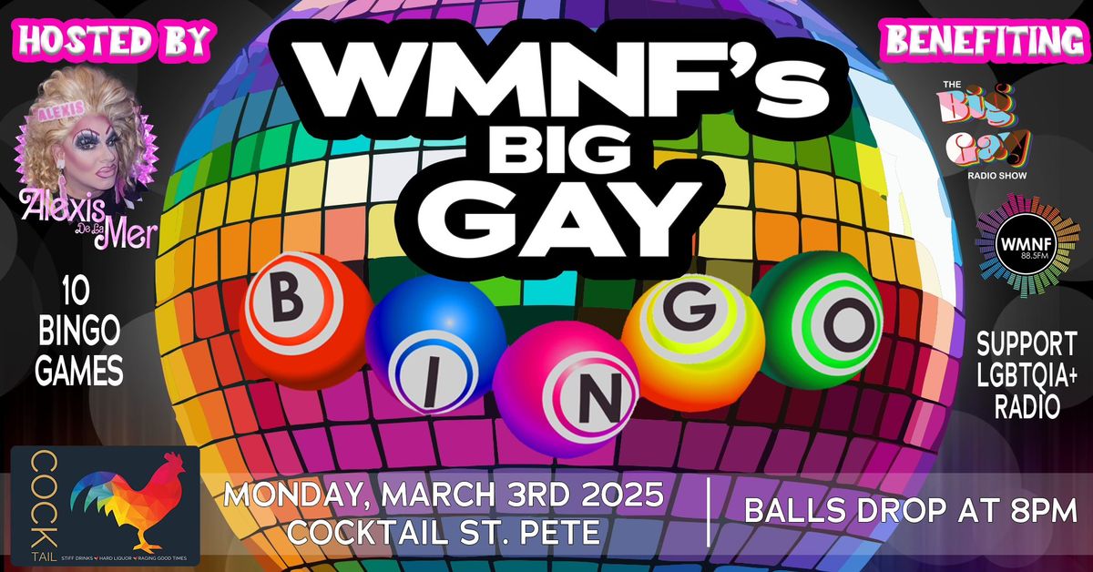 WMNF's Big Gay Bingo At Cocktail St. Pete