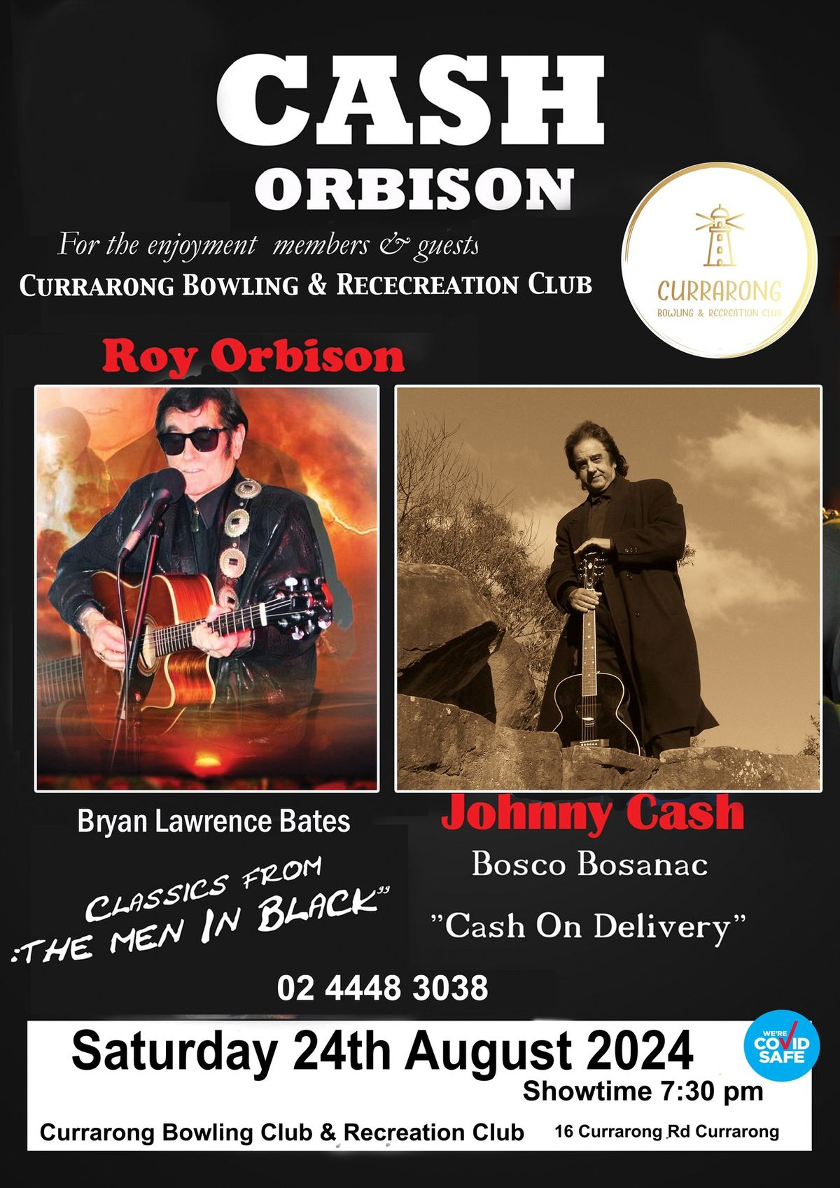 Cash Orbison Show @ Currarong