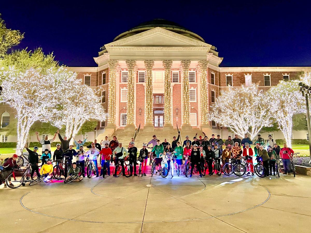 Babes on Bikes Coed Christmas Lights Ride