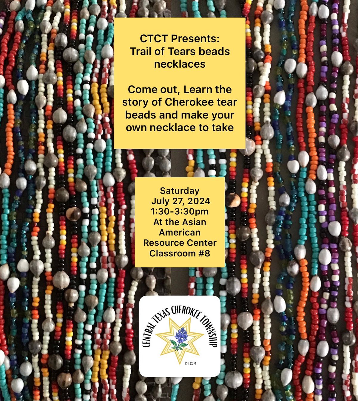 CTCT Tear bead necklaces