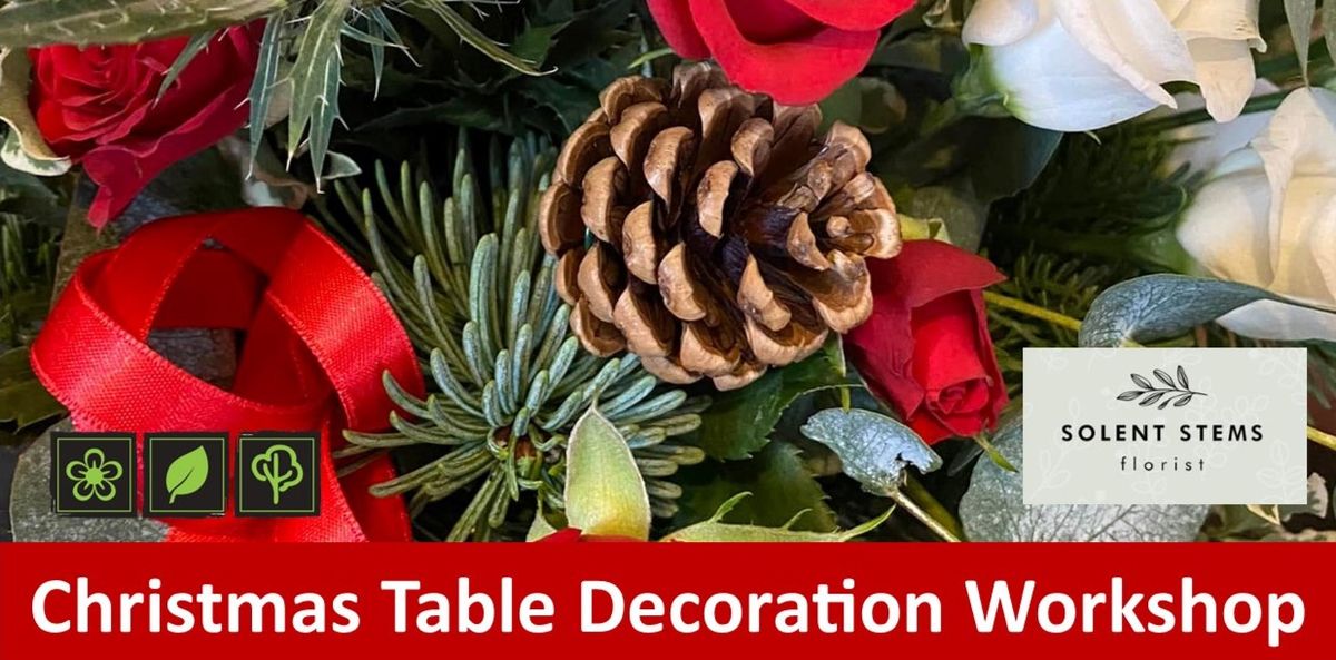 Christmas Table Decoration Workshop