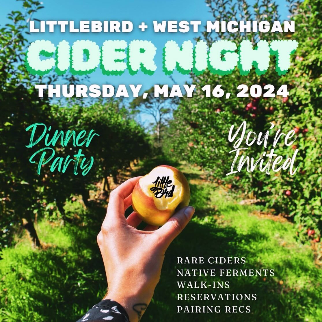 West Michigan Cider Night at Littlebird!