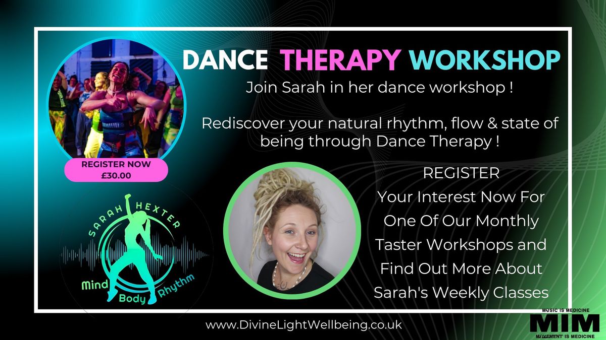 \ud83d\udc83 Dance "Rave" Therapy - Taster Workshop\ud83d\udd7a