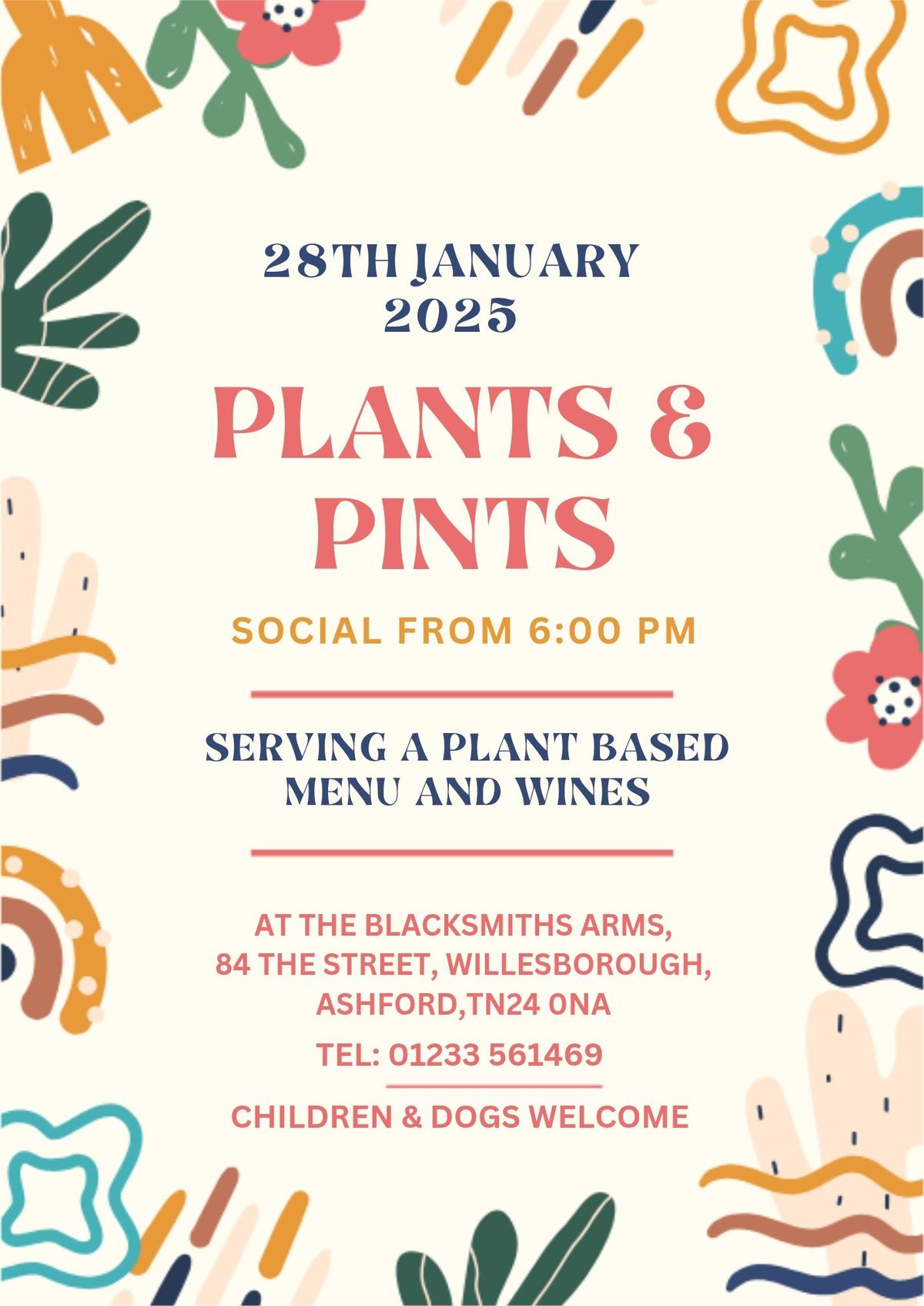 Ashford Vegan Social @ The Blacksmith's Arms 