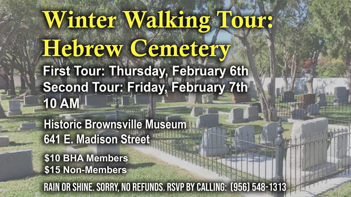 Winter Walking Tour: Hebrew Cemetery 