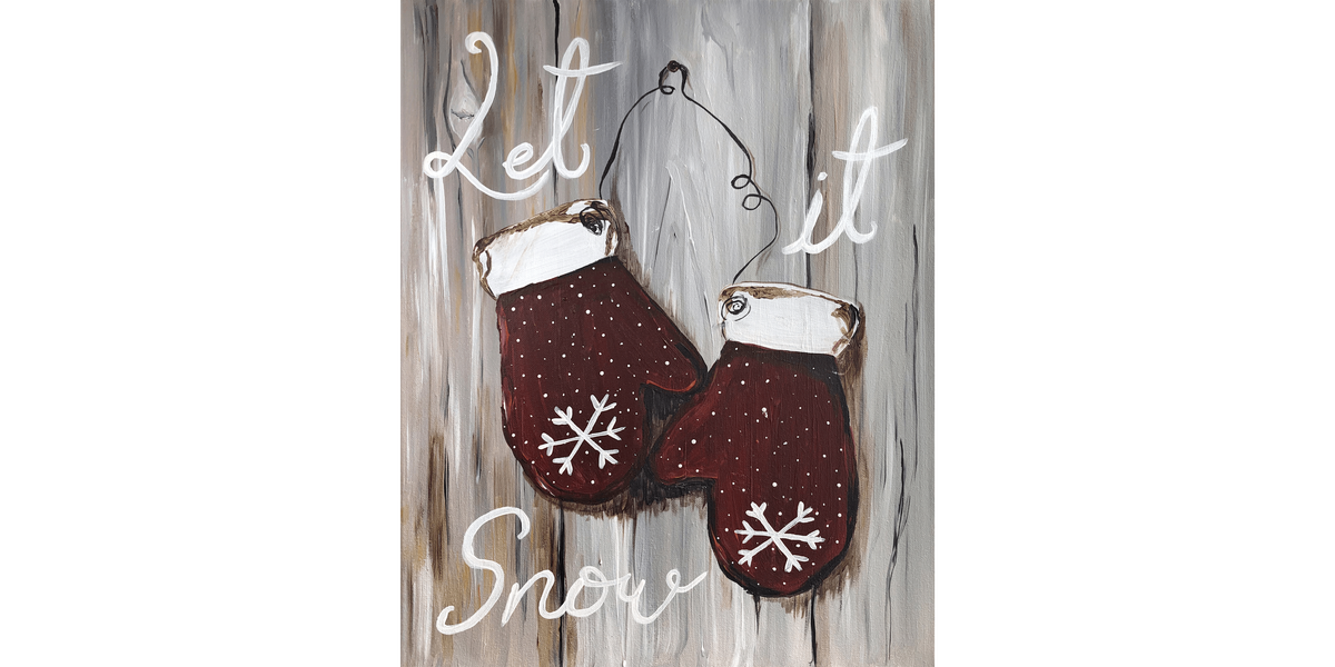 Rustic Winter Mittens - Paint and Sip in Orange County | Classpop!\u2122