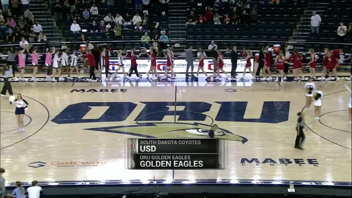 Oral Roberts Golden Eagles at South Dakota Coyotes Womens Basketball