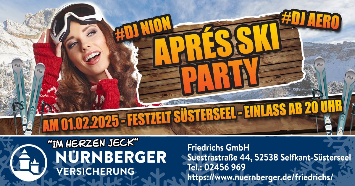 Apr\u00e9s Ski Party S\u00fcsterseel 2025