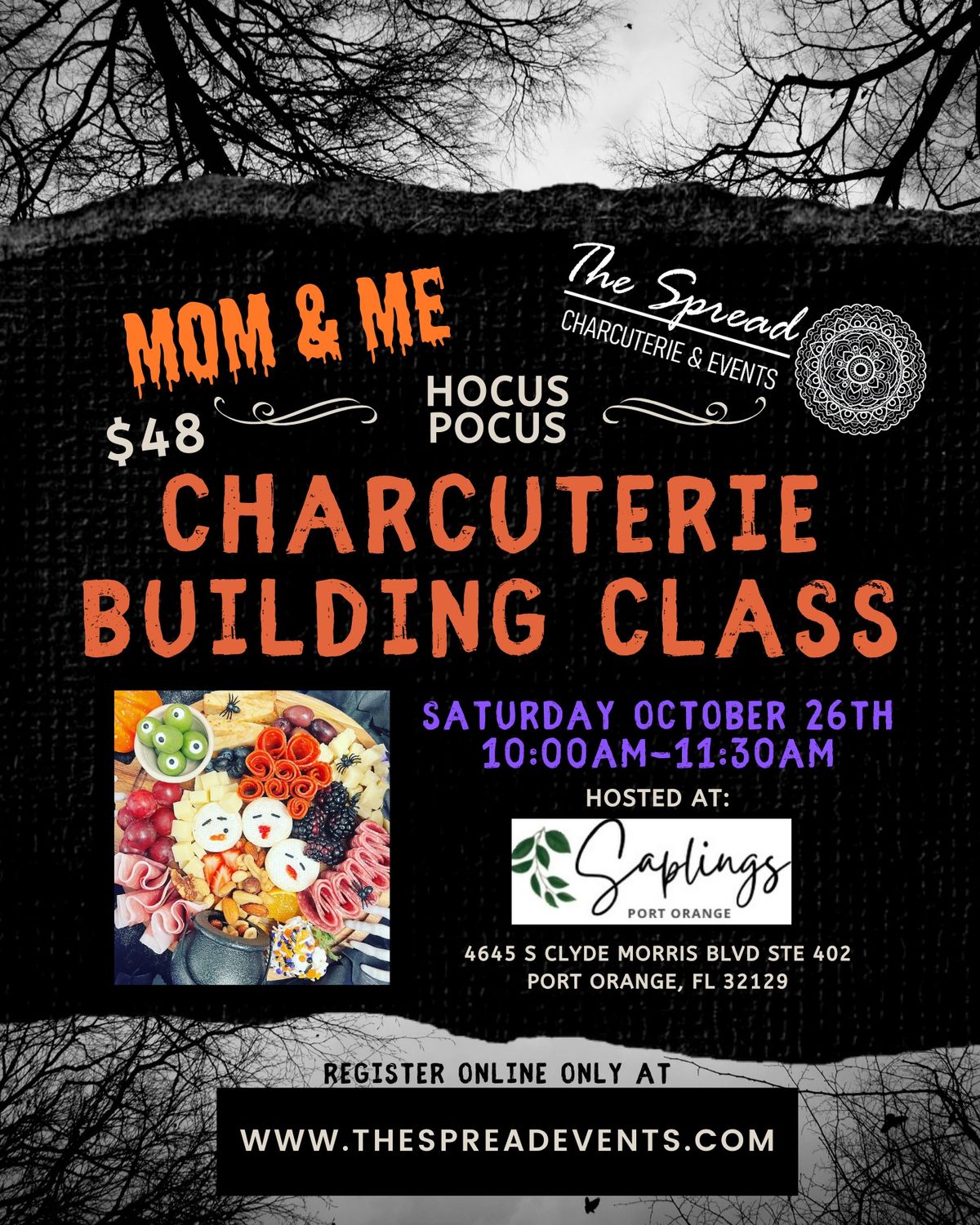 Mom & Me Hocus Pocus Charcuterie Building Class