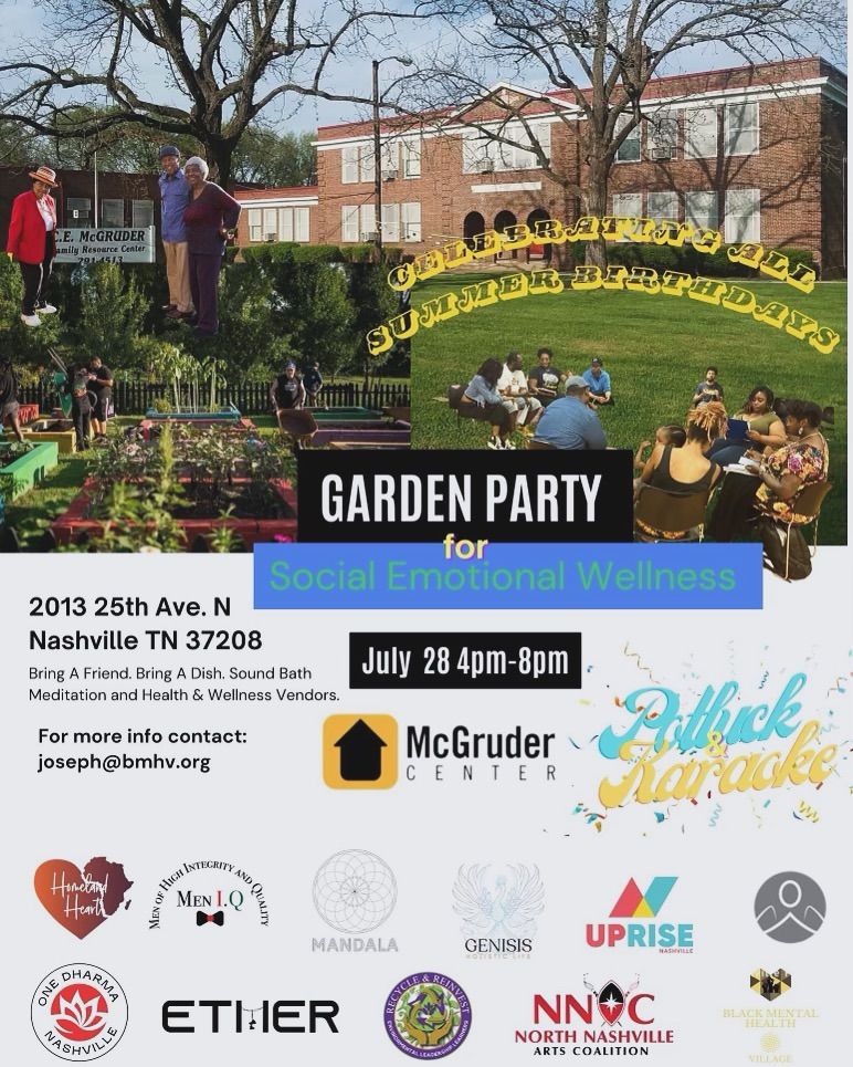 Healing Connections event- Garden Party