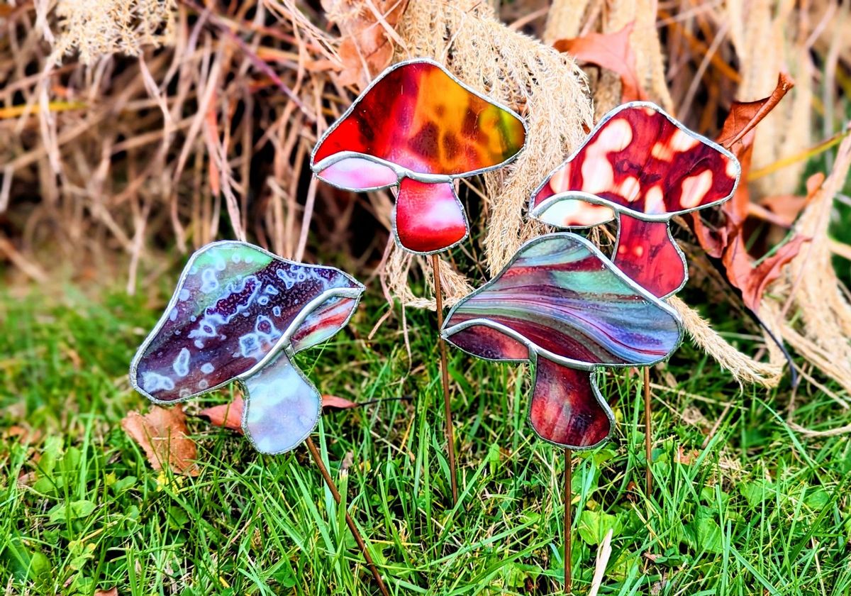 Fallston MD - Mushroom Garden Stakes (or stuncatchers)