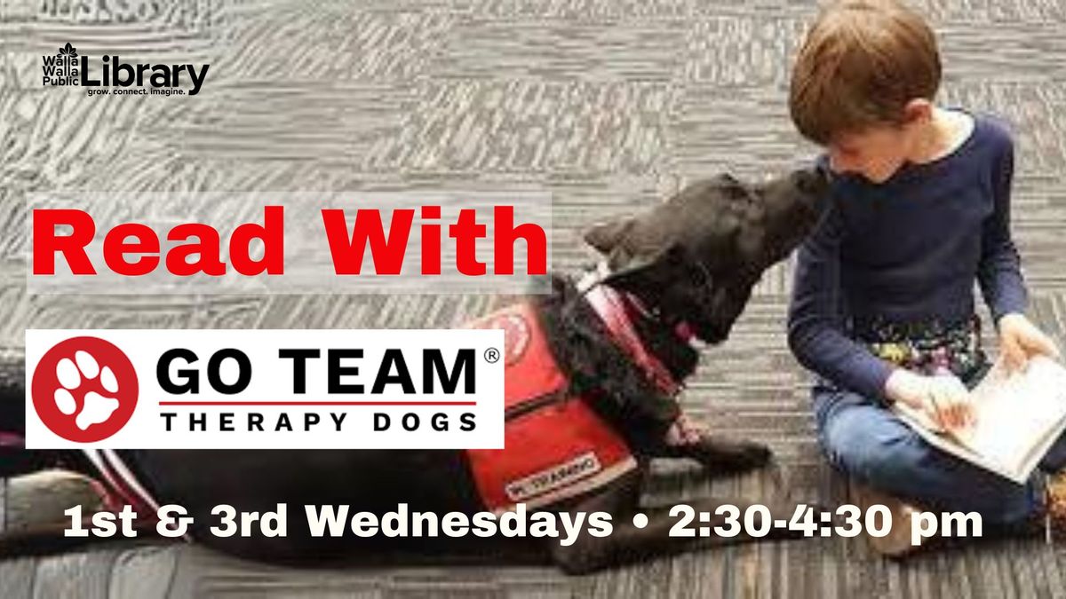 Read With Go Team Therapy Dogs