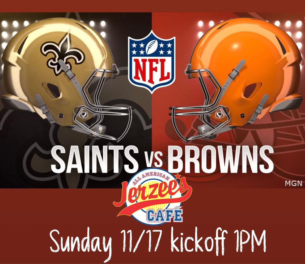 Browns vs Saints