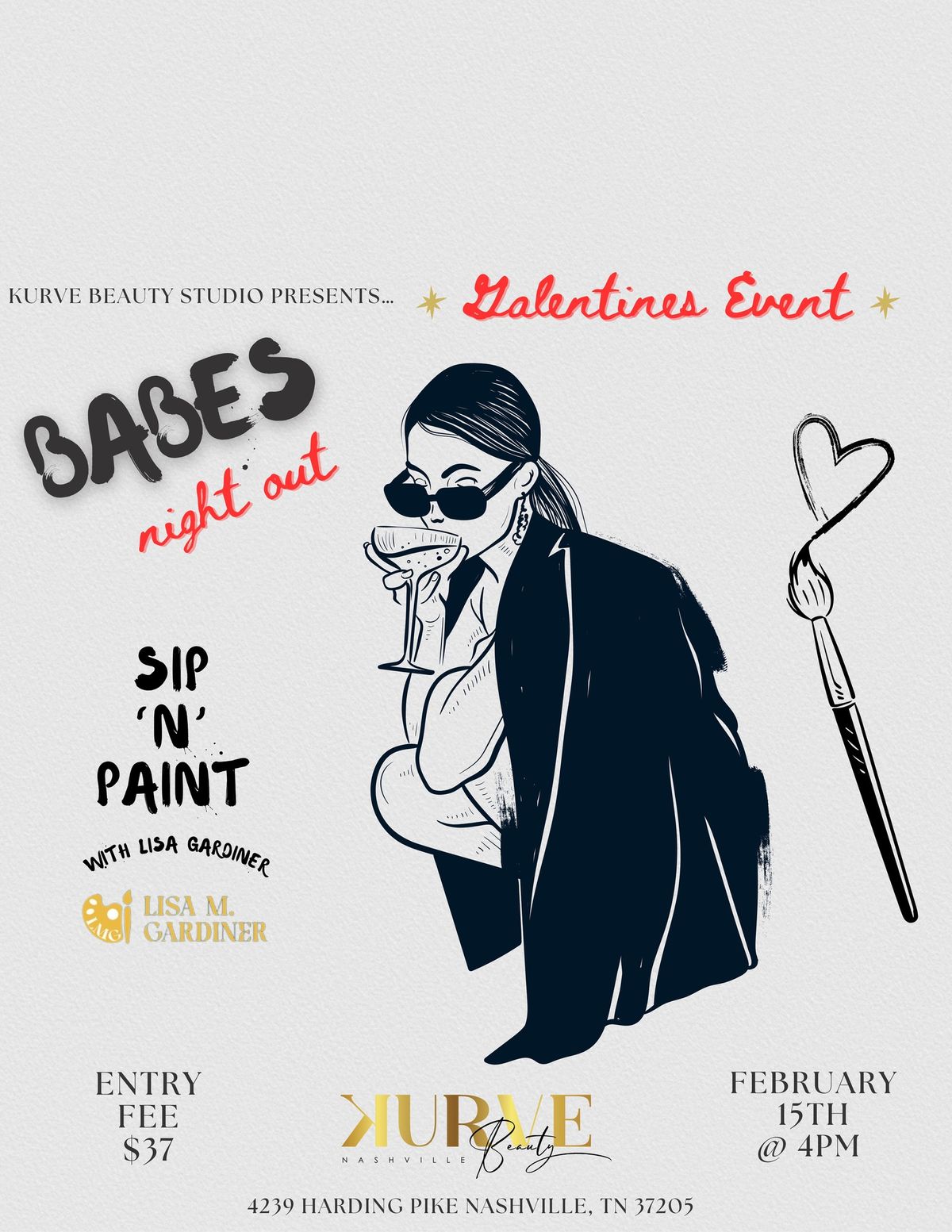 Babes Night Out Galentines event! 